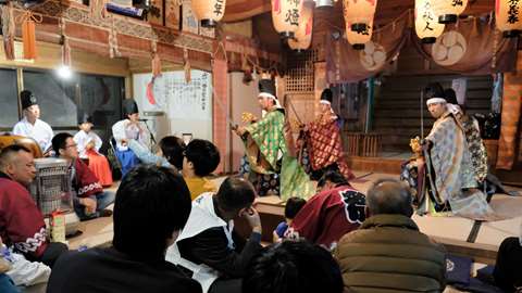 山口八幡宮 前夜祭
