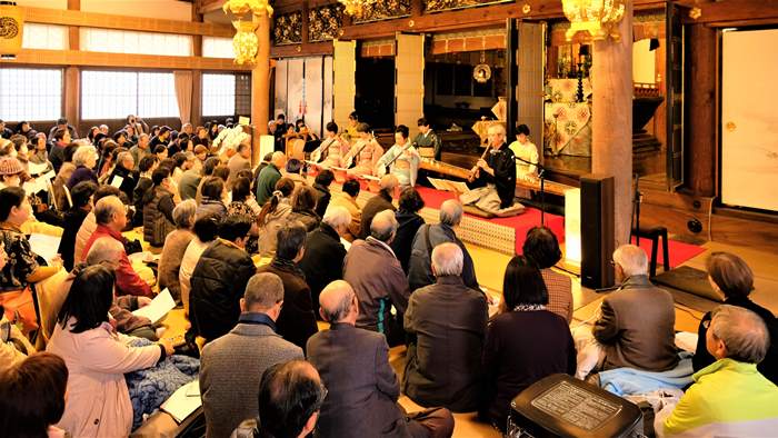 2018浄善寺の大銀杏と筝曲･三絃･尺八の世界