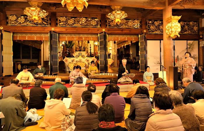 2018浄善寺の大銀杏と筝曲･三絃･尺八の世界