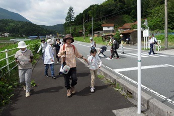 なつかしの道ウオーキング