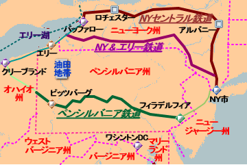 Oil Region Map((c)Oil Heritage Region)