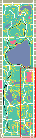 セントラル・パーク全体地図：コース3