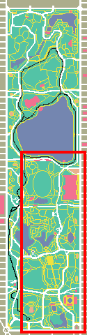 セントラル・パーク全体地図：コース8