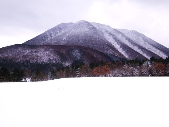 男三瓶山と北の原 大原雪