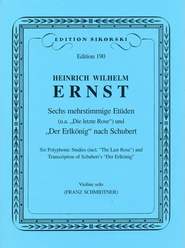 エンルスト　６つの多声練習曲　ERNST 6 Mehrstimmige Etuden