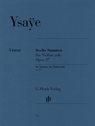 イザイ　無伴奏ヴァイオリンソナタ