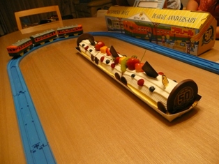 電車ケーキ